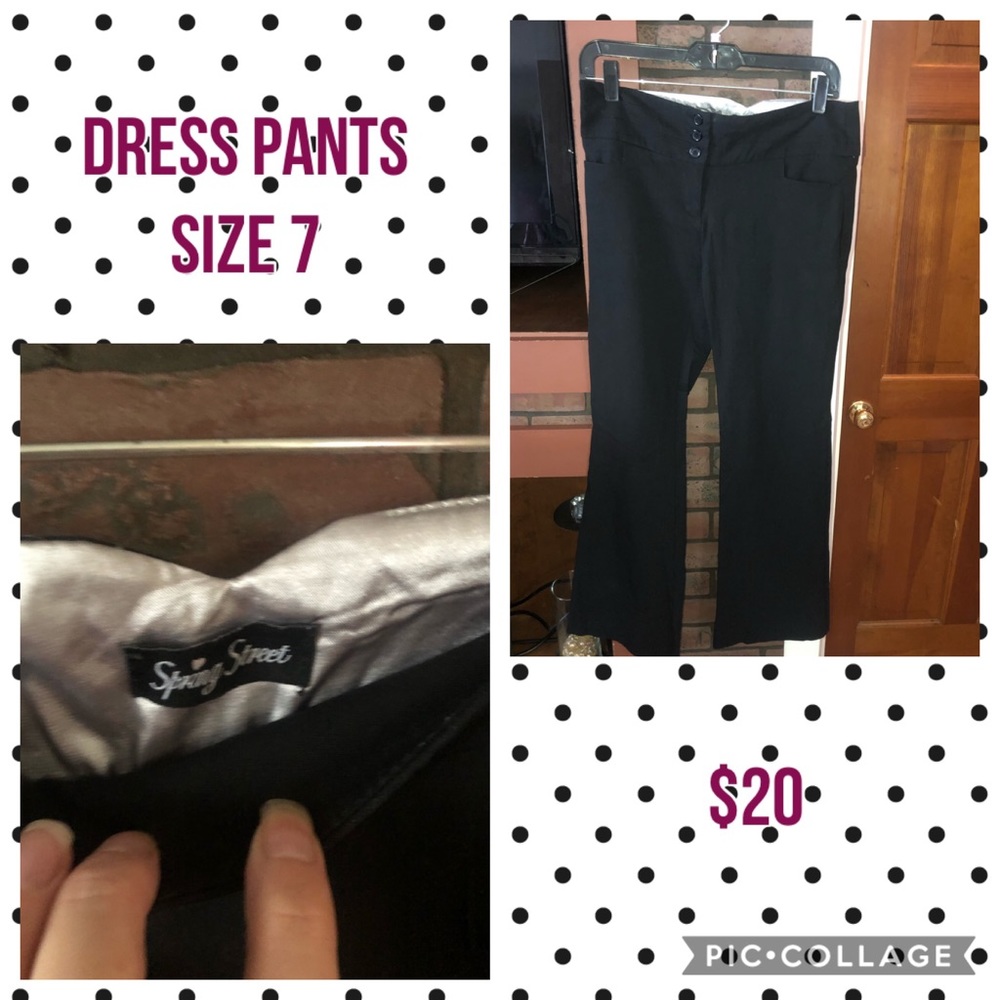 Black dress pants Sz 7
